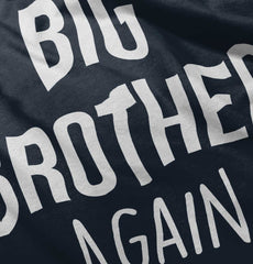 Big Brother Again Romper Bodysuit-Direct To Garment Print-Brisco Baby