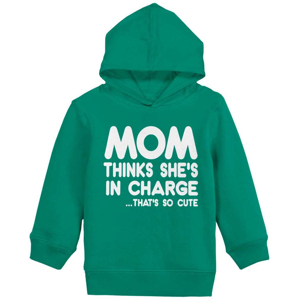 In Charge Toddler Pullover Hoodie-Direct To Garment Print-Brisco Baby