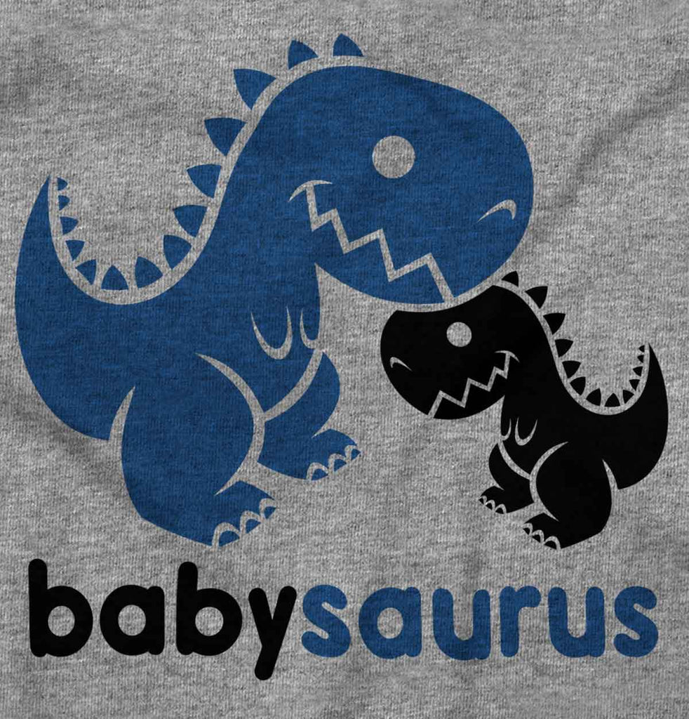 Babysaurus Rex Toddler Baseball-Direct To Garment Print-Brisco Baby