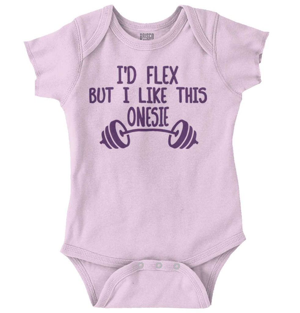 I'd Flex Romper Bodysuit-Direct To Garment Print-Brisco Baby