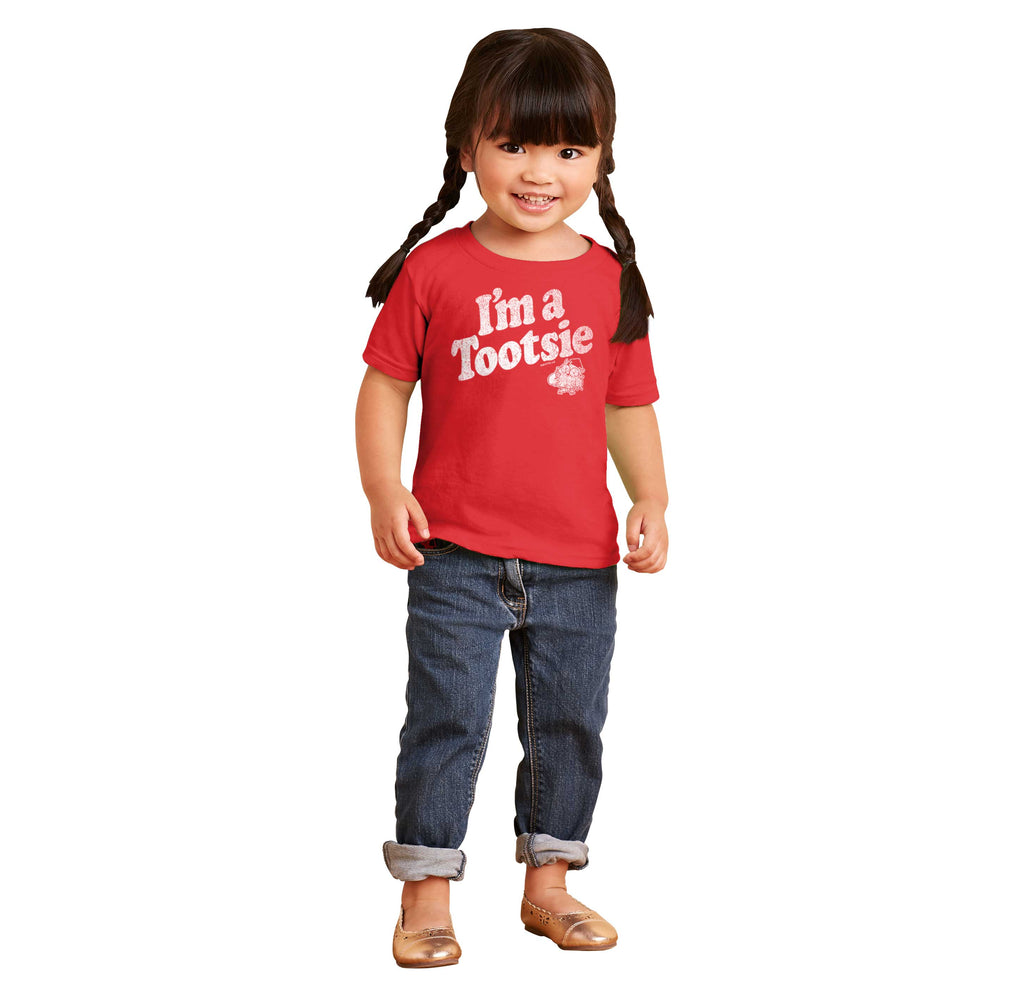 Im A Tootsie Infant Toddler T Shirt-Direct To Garment Print-Brisco Baby