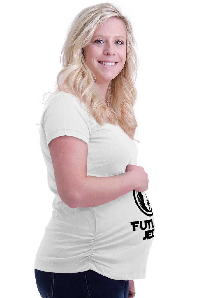 Future Jedi Maternity T-Shirt-Direct To Garment Print-Brisco Baby