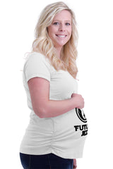 Future Jedi Maternity T-Shirt-Direct To Garment Print-Brisco Baby
