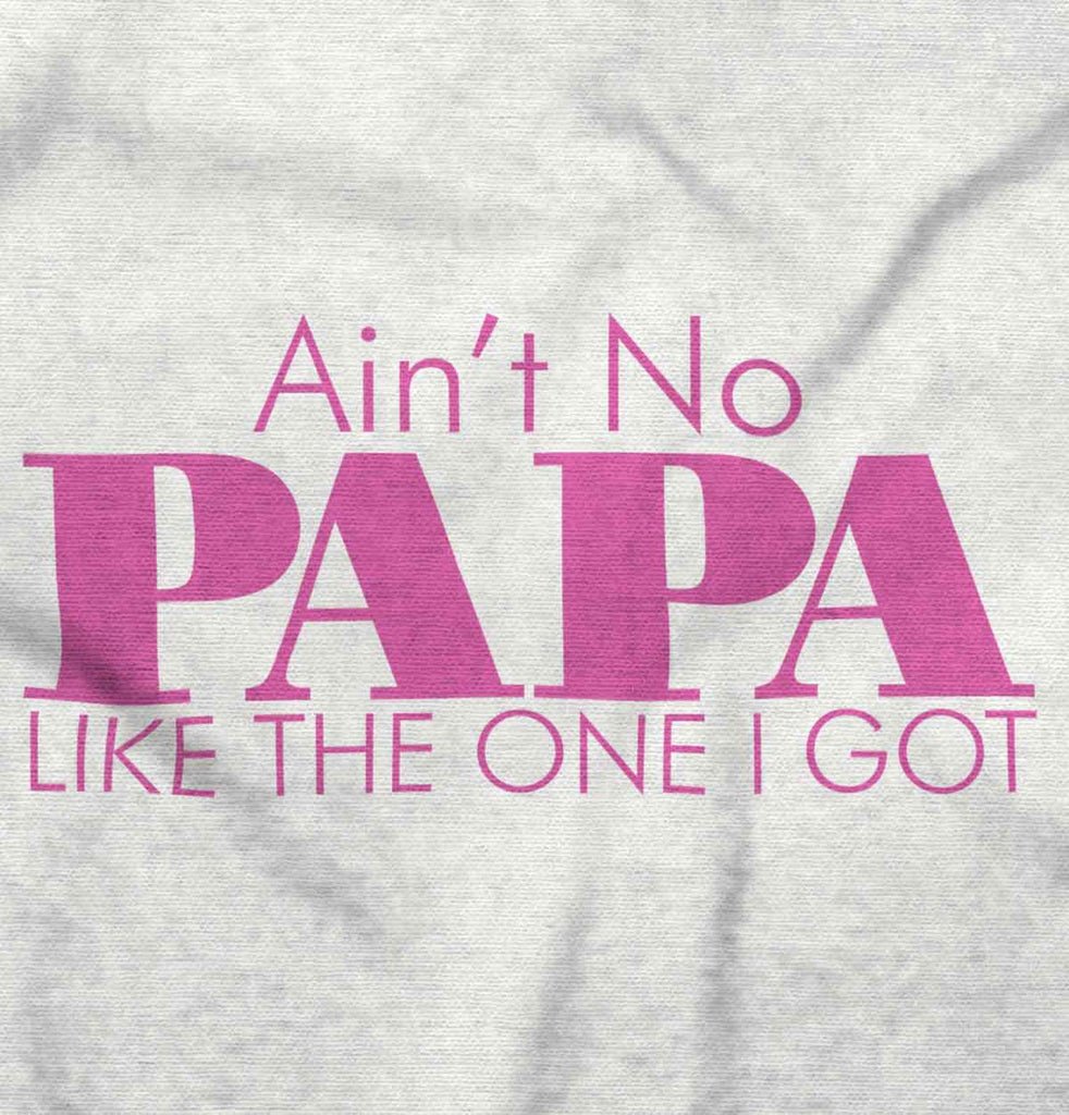 No Papa Like Me Toddler Ruffle Bottom Tee-Direct To Garment Print-Brisco Baby