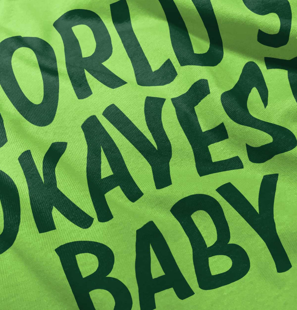 Okayest Baby Romper Bodysuit-Direct To Garment Print-Brisco Baby