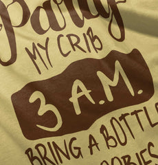 Party At My Crib Infant Toddler T Shirt-Direct To Garment Print-Brisco Baby