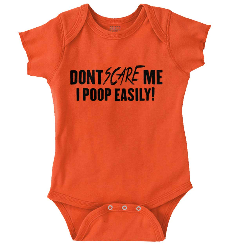 Don't Scare me Romper Bodysuit-Direct To Garment Print-Brisco Baby