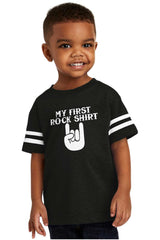 Rock Shirt Toddler Football Jersey Tee-Direct To Garment Print-Brisco Baby