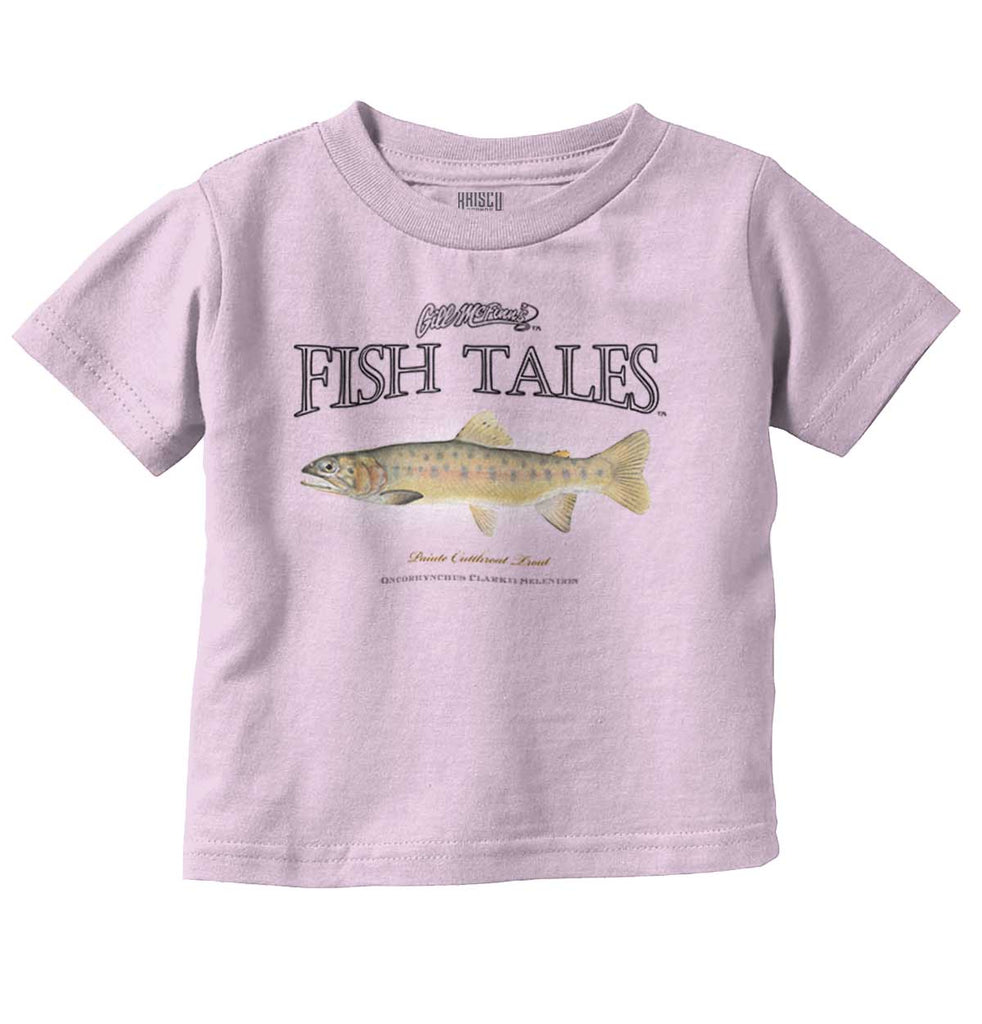 Paiute Cutthroat Trout Infant Toddler T Shirt-Direct To Garment Print-Brisco Baby