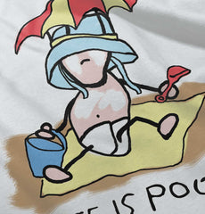 Beach Umbrella Infant Toddler T Shirt-Direct To Garment Print-Brisco Baby