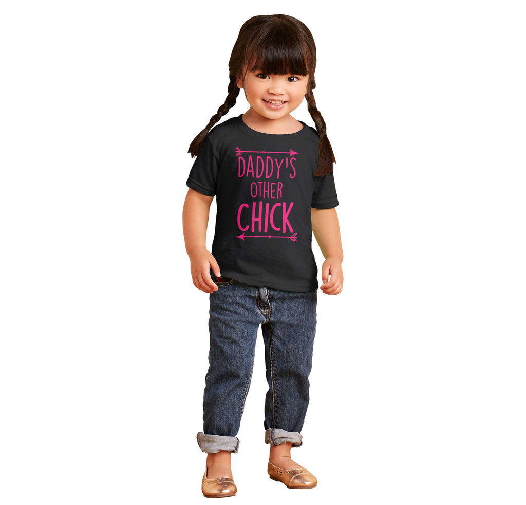 Daddy's Other Chick Infant Toddler T Shirt-Direct To Garment Print-Brisco Baby