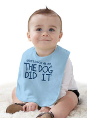 Dog Did It Infant Baby Bib-Direct To Garment Print-Brisco Baby