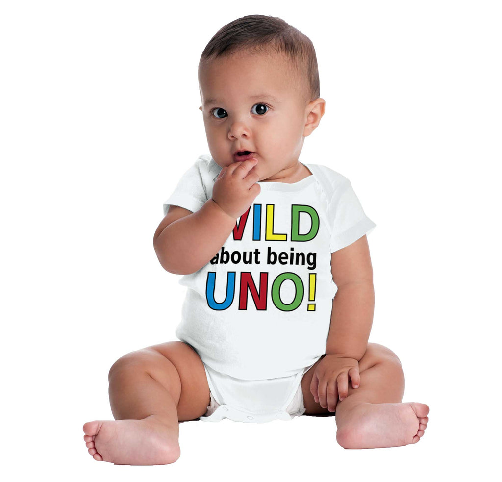 Uno Romper Bodysuit-Direct To Garment Print-Brisco Baby
