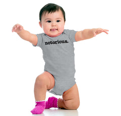 Notorious Romper Bodysuit-Direct To Garment Print-Brisco Baby