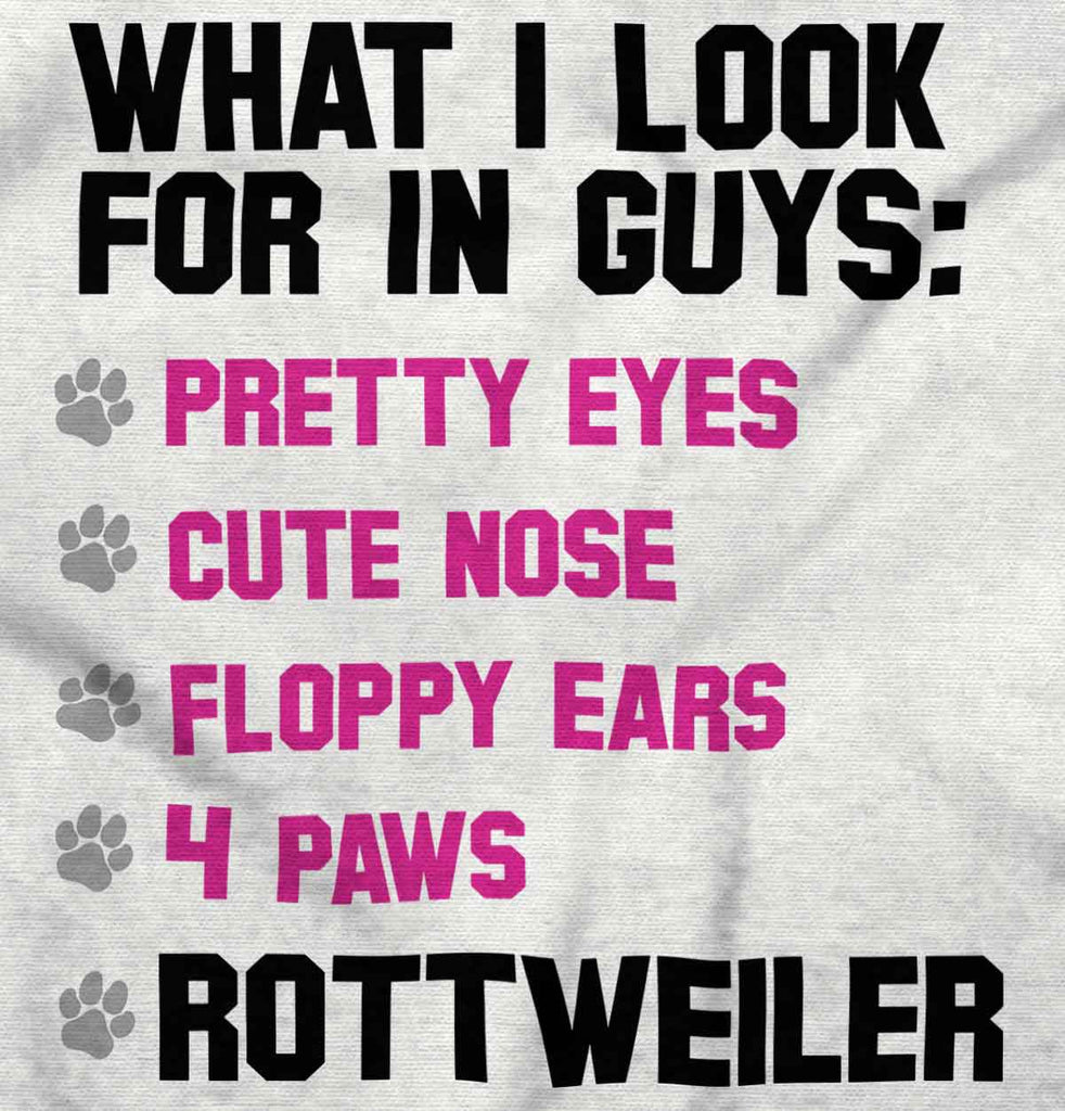 Rottweiler Checklist Romper Bodysuit-Direct To Garment Print-Brisco Baby