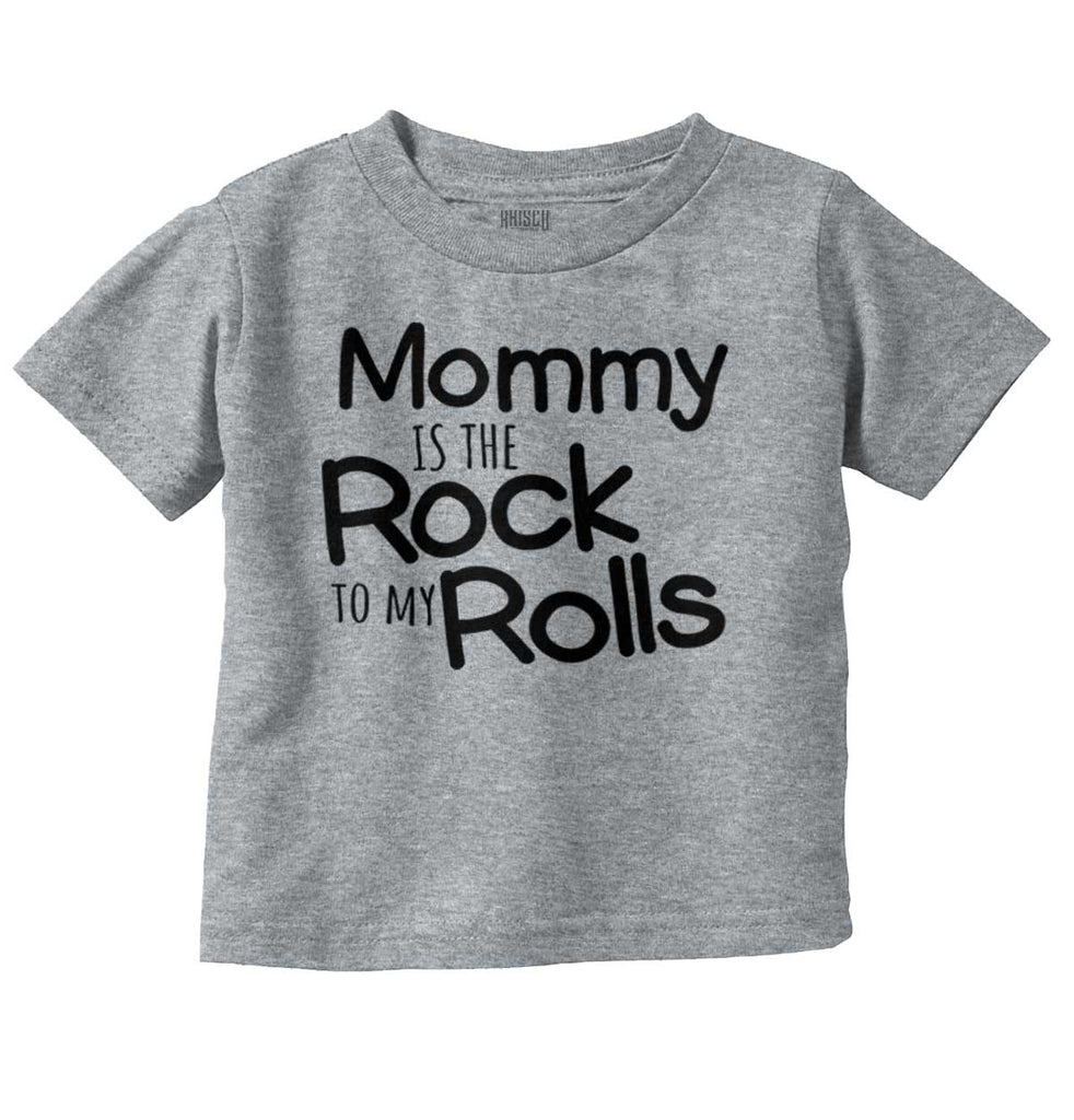 Rock To My Rolls Infant Toddler T Shirt-Direct To Garment Print-Brisco Baby
