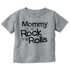 Rock To My Rolls Infant Toddler T Shirt-Direct To Garment Print-Brisco Baby