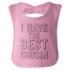 Best Cousin Infant Baby Bib-Direct To Garment Print-Brisco Baby