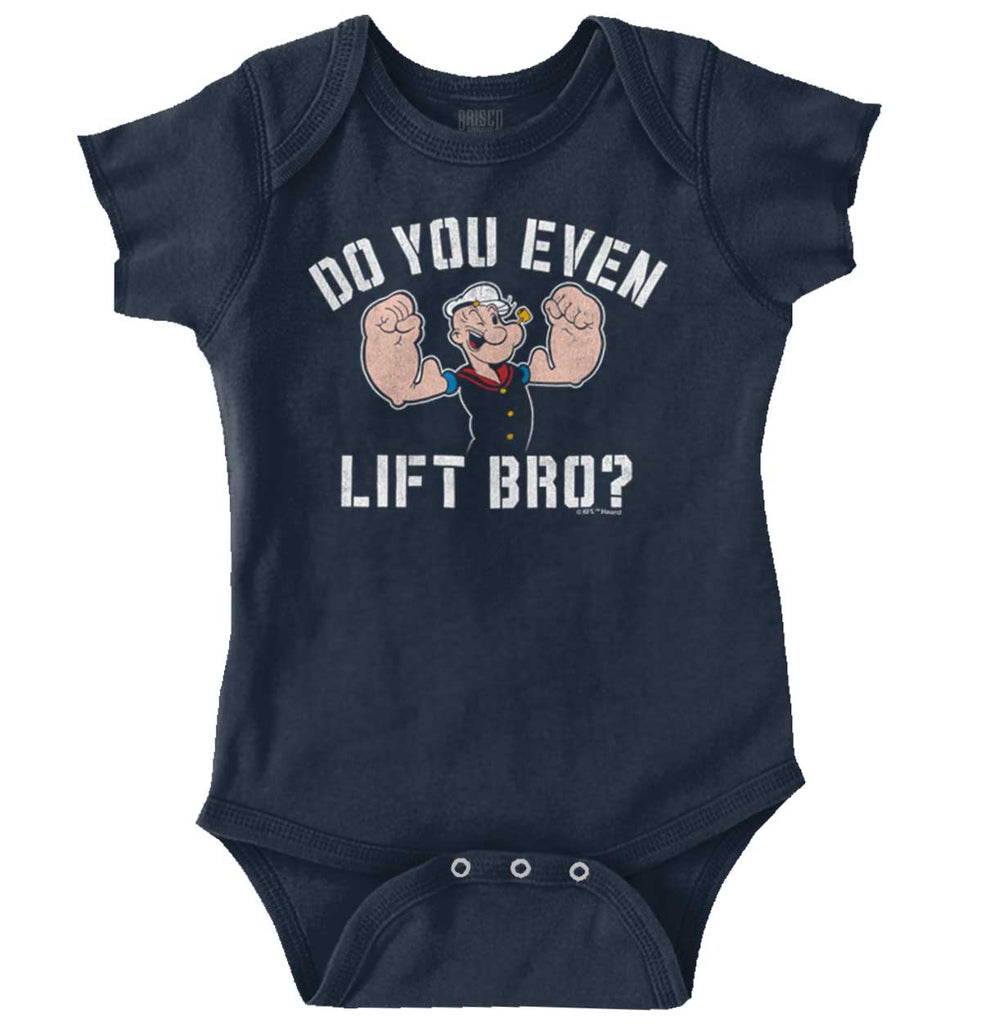 Do You Even Lift Romper Bodysuit-Direct To Garment Print-Brisco Baby