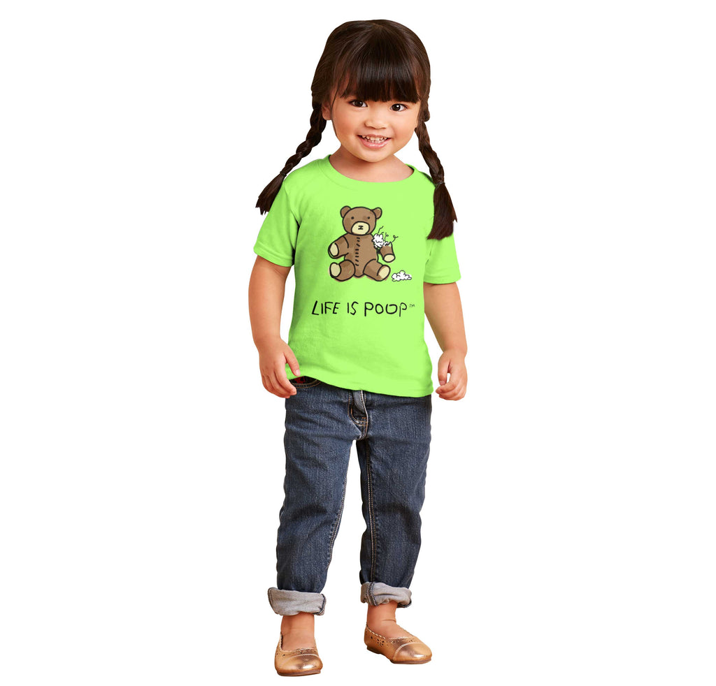 Ripped Teddy Bear Infant Toddler T Shirt-Direct To Garment Print-Brisco Baby