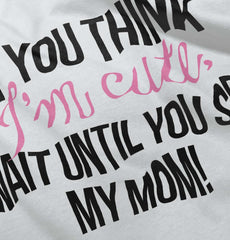 Im Cute Infant Toddler T Shirt-Direct To Garment Print-Brisco Baby