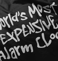 Alarm Clock Romper Bodysuit-Direct To Garment Print-Brisco Baby