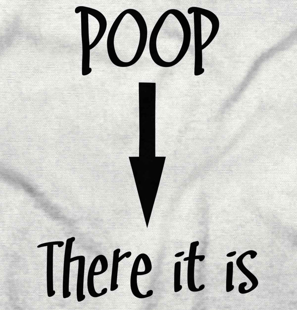 Poop There It Is Romper Bodysuit-Direct To Garment Print-Brisco Baby