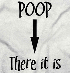 Poop There It Is Romper Bodysuit-Direct To Garment Print-Brisco Baby