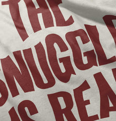 Snuggle Is Real Baby Striped Skirt Dress-Direct To Garment Print-Brisco Baby