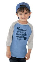 Can't Resist Nurses Toddler Baseball-Direct To Garment Print-Brisco Baby