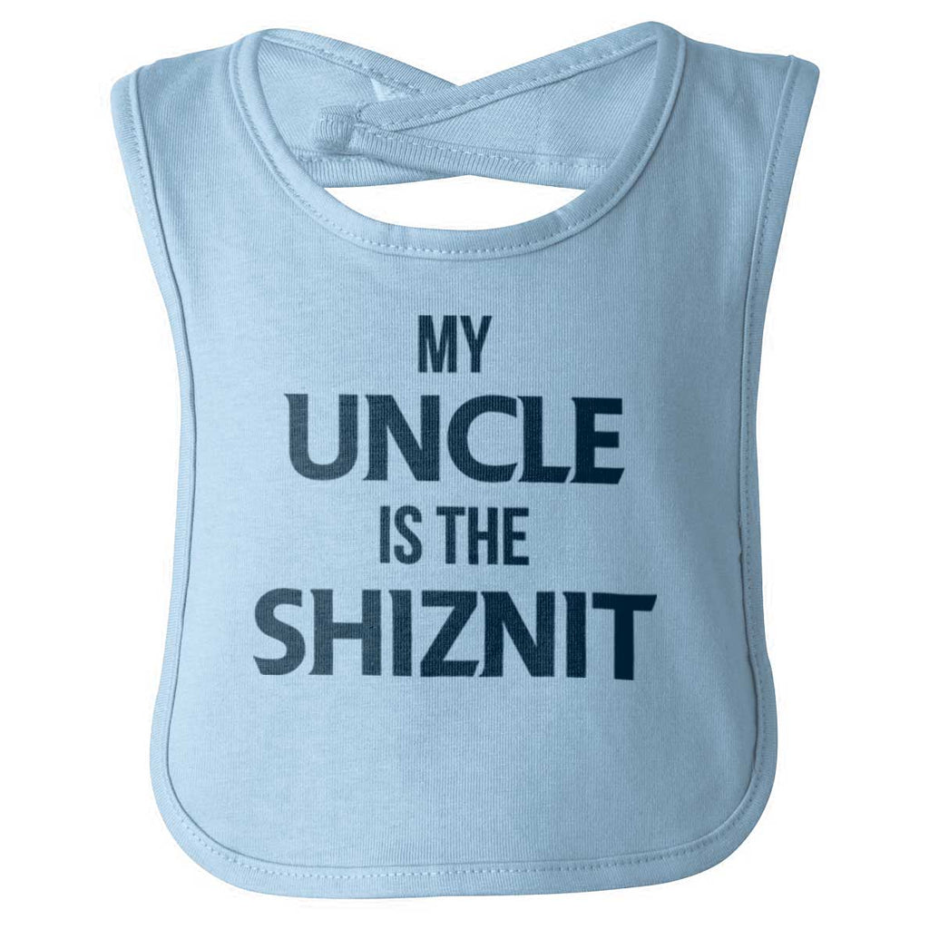 Uncle Shiznit Infant Baby Bib-Direct To Garment Print-Brisco Baby