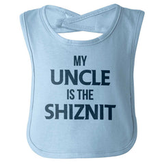 Uncle Shiznit Infant Baby Bib-Direct To Garment Print-Brisco Baby