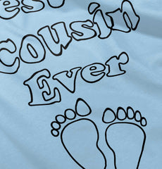 Bestest Cousin Ever Romper Bodysuit-Direct To Garment Print-Brisco Baby