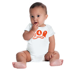 Boo Ghost Romper Bodysuit-Direct To Garment Print-Brisco Baby