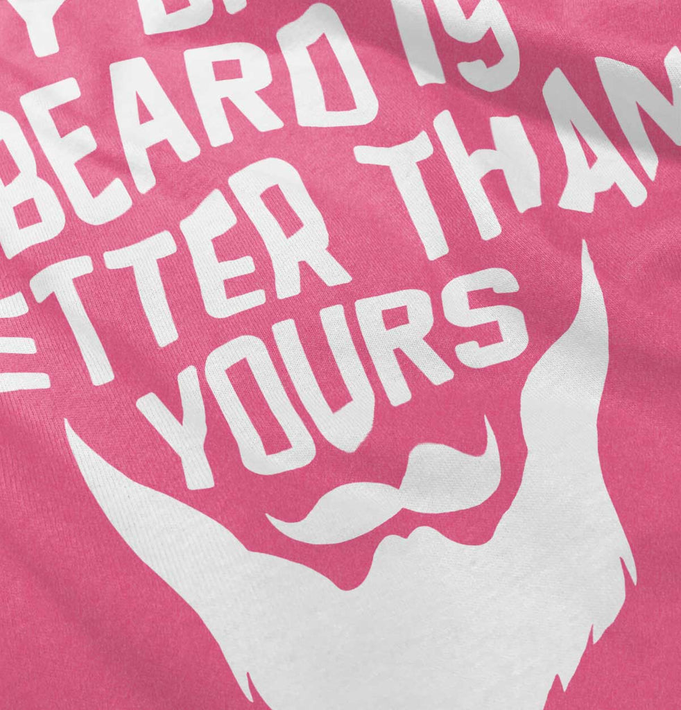 Dad's Beard Toddler Football Jersey Tee-Direct To Garment Print-Brisco Baby