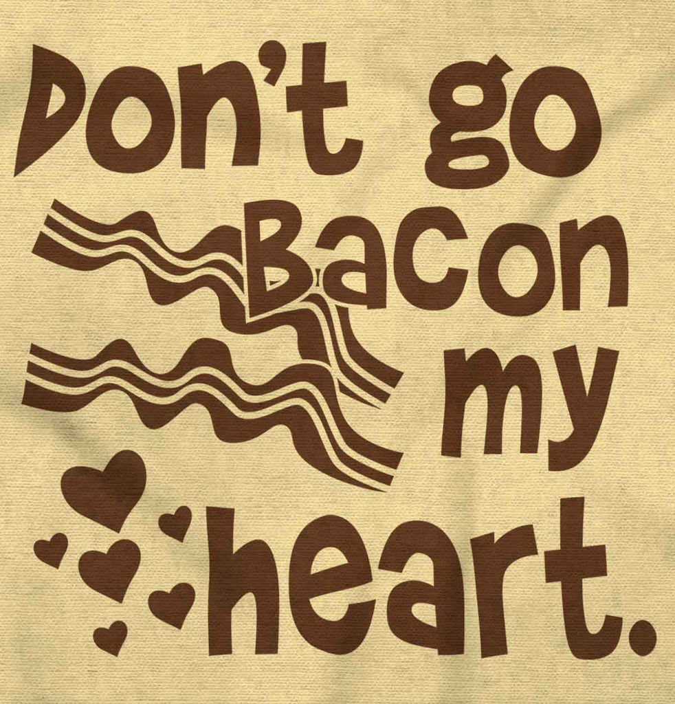 Don't Bacon my Heart Romper Bodysuit-Direct To Garment Print-Brisco Baby