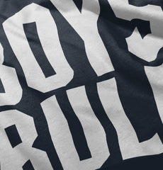 Boys Rule Infant Toddler T Shirt-Direct To Garment Print-Brisco Baby