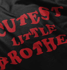 Cutest Little Brother Infant Toddler T Shirt-Direct To Garment Print-Brisco Baby