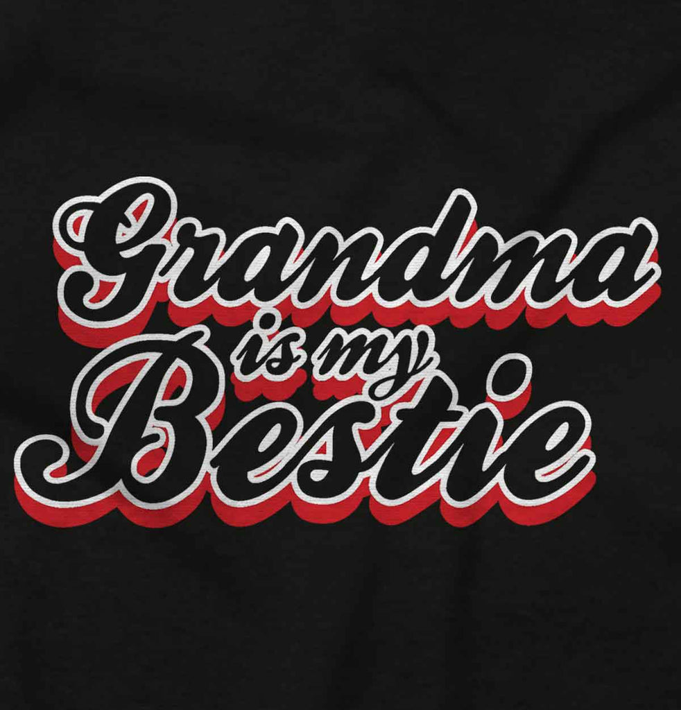 Grandma Bestie Infant Baby Bib-Direct To Garment Print-Brisco Baby