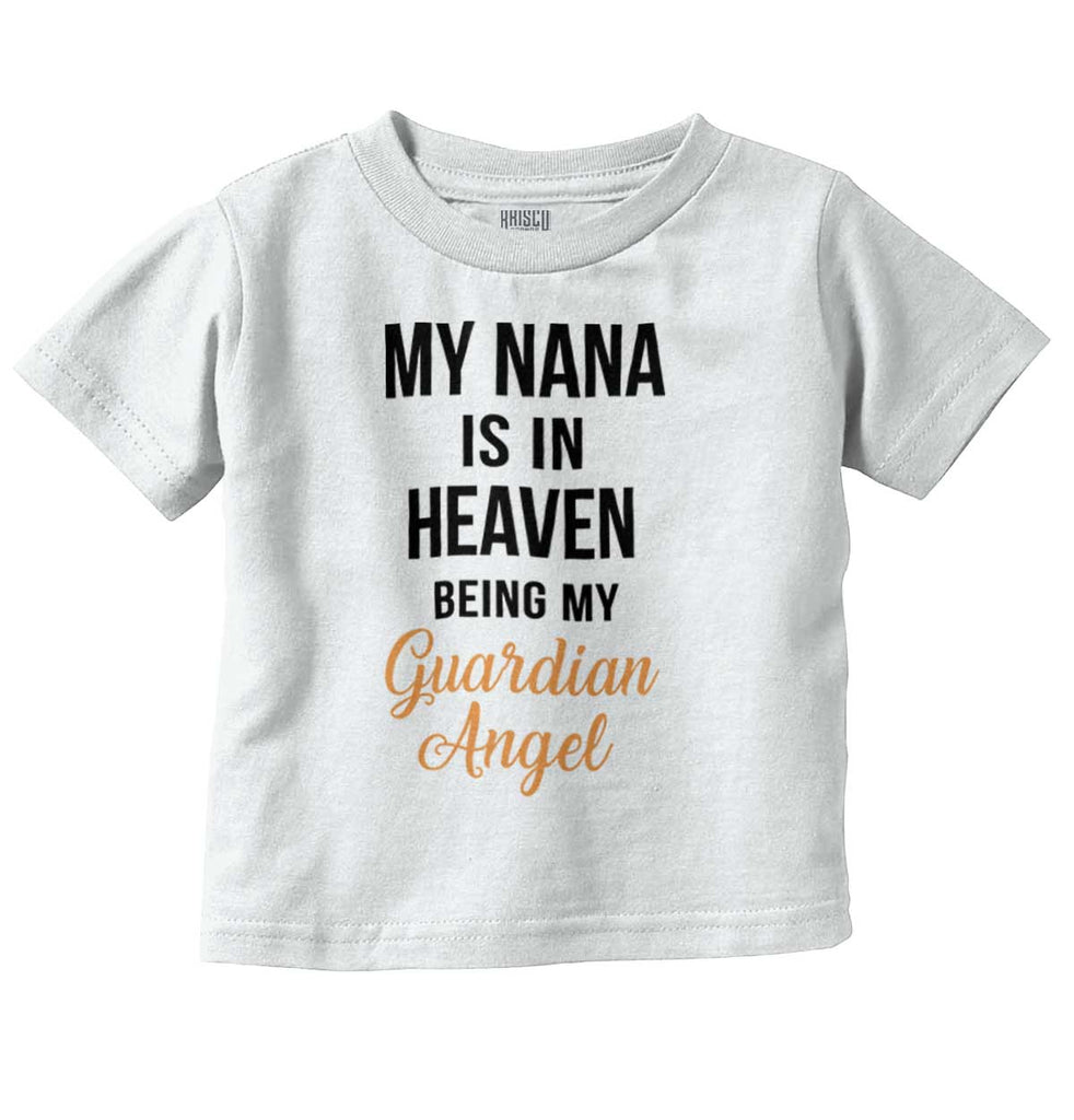 Nana Guardian Angel Infant Toddler T Shirt-Direct To Garment Print-Brisco Baby