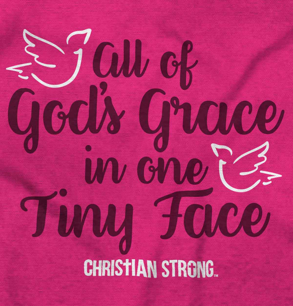 Gods Grace Tiny Face Solid Baby Pajama Top-Direct To Garment Print-Brisco Baby