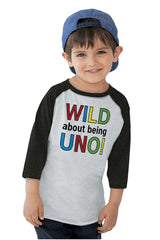 Uno Toddler Baseball-Direct To Garment Print-Brisco Baby