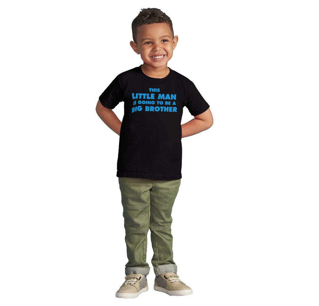 Little Man Going To Be Big Brother Infant Toddler T Shirt-Direct To Garment Print-Brisco Baby