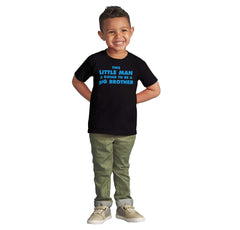 Little Man Going To Be Big Brother Infant Toddler T Shirt-Direct To Garment Print-Brisco Baby