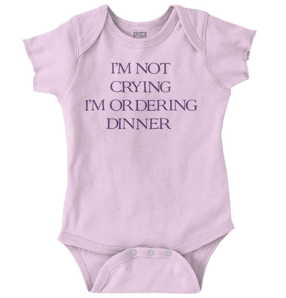 I'm Not Crying Romper Bodysuit-Direct To Garment Print-Brisco Baby