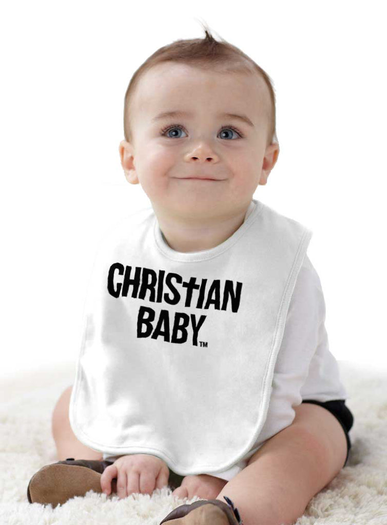Christian Baby Infant Baby Bib-Direct To Garment Print-Brisco Baby