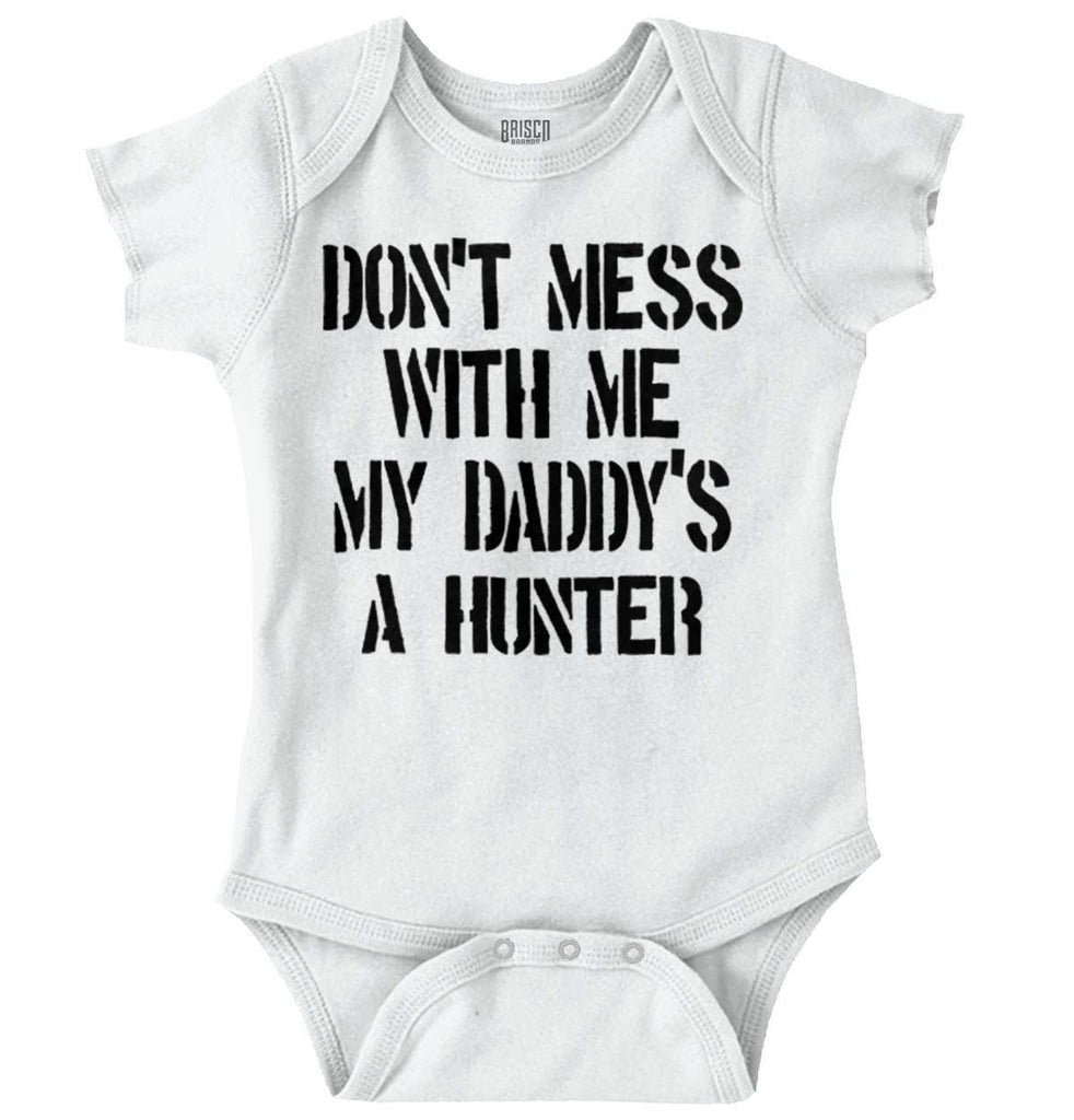 Daddy's A hunter Romper Bodysuit-Direct To Garment Print-Brisco Baby