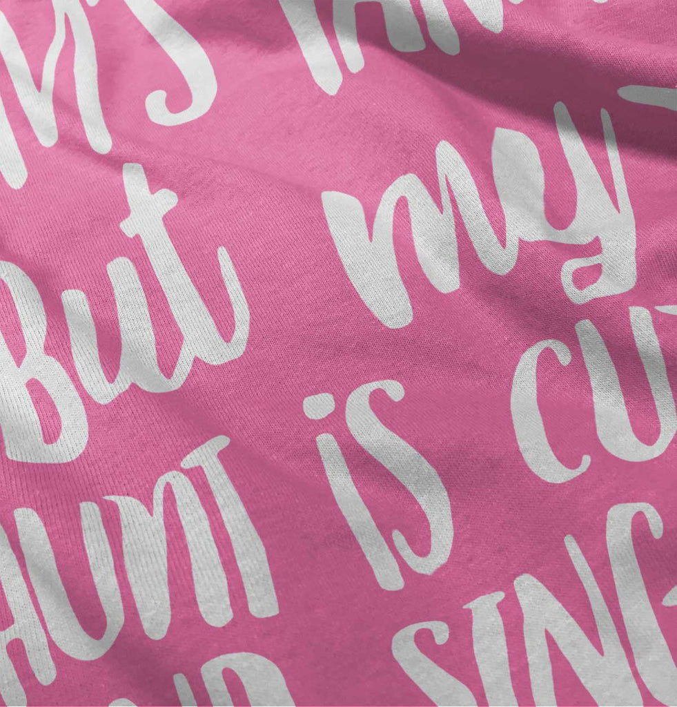 Aunt is Single Baby Polka Dot Skirt Dress-Direct To Garment Print-Brisco Baby