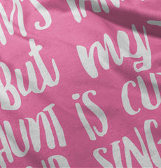 Aunt is Single Baby Polka Dot Skirt Dress-Direct To Garment Print-Brisco Baby