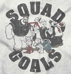 Squad Goals Toddler Baseball-Direct To Garment Print-Brisco Baby